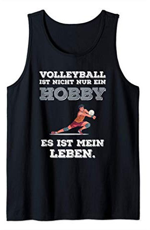 Volleyball Spruch Lustig Beachvolleyball Aufschlag Trikot Tank Top