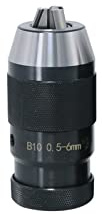 ICAMAS Automatic Self-tightening Drill Chuck B10 B12 B16 B18 B22 C6 8 10 12 16 Morse MT1/MT2/3/4 taper shank connecting rod universal 1PC (Color : B10 0.5-6mm)