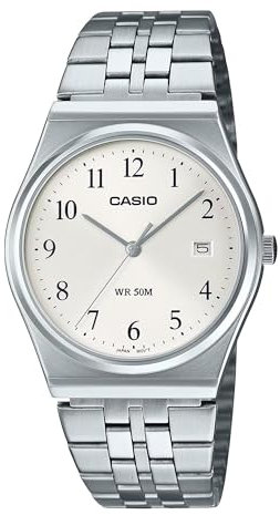 Casio Men Analogue Quartz Watch with Stainless Steel Strap MTP-B145D-7BVEF