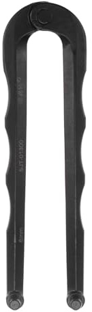 sourcing map Adjustable Face Spanner 6mm Dia 4-150mm Opening Range Universal Rotary Tool Wrench Pin Pliers for Round Nuts with Drilled Holes