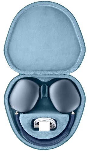 co2CREA Duro Viajar Caja Funda para Apple AirPods MAX,Pone los Auriculares instantáneamente en Modo de Espera Estuche para Auriculares Inteligente Mejorado Maleta de Maleta Ultrafina (Funda Solo)