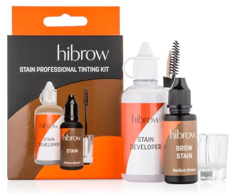 Hi Brow Brow Stain Hybrid Dye Tinting Kit - Medium Brown Eyebrow Color