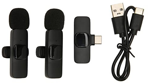 Microfono Lavalier Wireless Interfaccia di Tipo C di Microfono Lavalier Wireless Circa 4 Ore di Tempo di Utilizzo Plug and Play per l'insegnamento