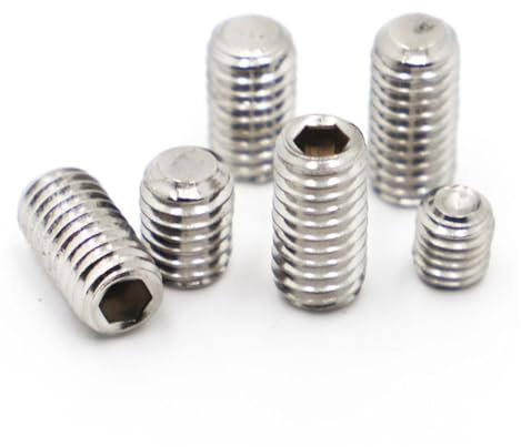 10/20 Stück M5 M6 M8 DIN916 304 Edelstahl Innensechskant Innensechskant Gewindestifte Madenschraube(2mm,M5 20pcs)