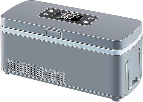 Borsa Termica Portatile per insulina, Frigorifero per farmaci, Scatola da Viaggio USB per Auto, Borsa Termica da 2-8 Gradi, Contenitore refrigerato per Viaggi, casa