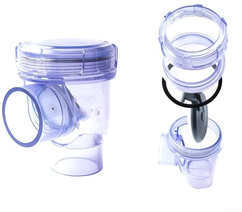PVC-Rückschlagventil, Wasser-Rückflussventil, klare Rückflussverhinderung, für Standard-50-mm-PVC-Abflussrohre, für Sanitärsystem (B)