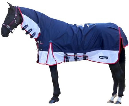 R462 John Whitaker Rastrick V2 Airflow Pferdedecke mit festem Hals, Größen 1,2 m bis 2,1 m, perfekt für unvorhersehbare Wetterbedingungen. (2,1 m / 170)