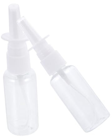 Spray Nasal para Bebés 2 Piezas 20ml Pet, Botella de Limpieza | Diseño Portátil, Uso Seguro, para Cavidad Nasal y Nariz, Limpia Secreciones Acabado Brillante