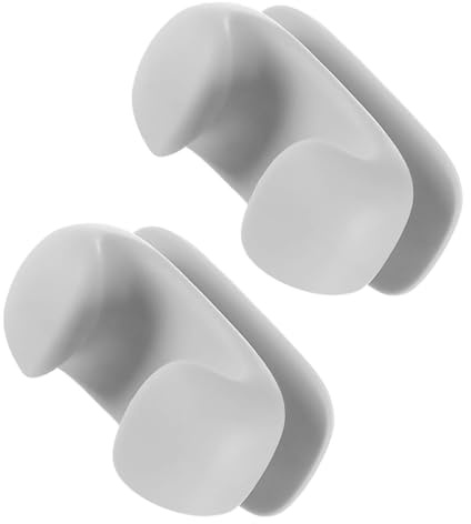 AKOOSY Supporto Cucchiaio Riso Autoadesivo in Silicone, 2 Pezzi | Montaggio senza Fori, Posizionamento Flessibile, Stile Semplice e Moderno, per Cucina e Accessori Cuociriso
