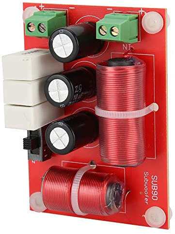 Ejoyous Filtres de Croisement Diviseur de Fréquence de Basse, Filtres de Croisement à 3 Voies PCB 120 W 4 à 8 Ohms Réglables 800 Hz 1000 Hz pour Haut-parleur Bricolage Réparation à Domicile