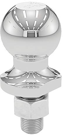 Curt Manufacturing 40095 ATV - Enganche de Remolque para Tractor de césped (Acero Cromado de 1 a 7/8) - 1 Bola