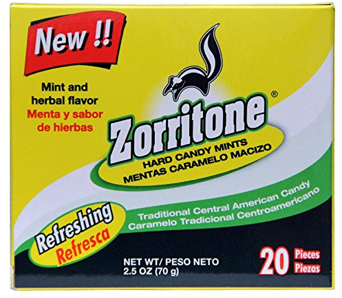 Zorritone Cough Drops | Mint Flavored Central American Cough Lozenges for Fast Acting Cough Relief and Sore Throat Soothing from The Common Cold, Flu, and Allergies; 20 Pieces