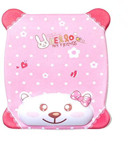 caihuashopping Maus Handballenauflage Ergonomische Mauspad Nette Computer-Maus Pad-weiche Gummi Karikatur-Tier-Mausunterlage Mausunterlage mit Handgelenk-Rest for Laptop Handgelenkauflage (Color : B)