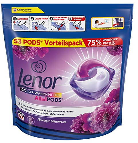 Lenor All-in-1 Pods Amethyst Blütentraum 53WL