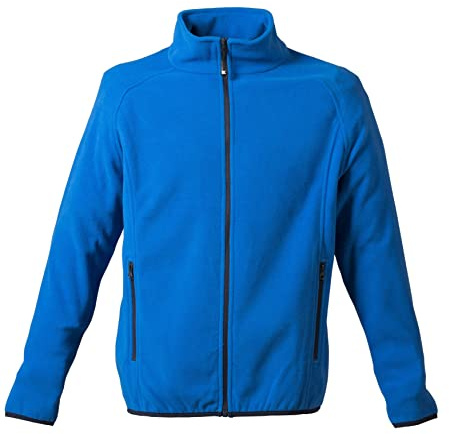 Niscioma Felpa Zip Intera Uomo - Maglia Tuta Felpata Invernale Maglie Senza Cappuccio Tinta Unita, Felpe da Lavoro 100% Poliestere con Tasche Fondo Elasticizzato, Modello Met