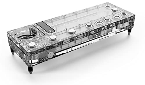 ALPHACOOL Core Distro Plate 360mm Rechts VPP/D5 - Acryl