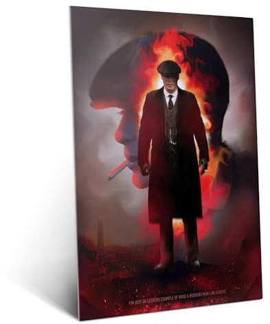 Displate Metall poster Peaky Blinders Thomas Shelby Working Man Größe M