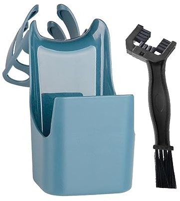 TROONZ Kit di Strumenti per La Conservazione 'Olio della Catena della Bicicletta, Strumento Prova di Schizzi di Olio per La Pulizia delle Catene con Spazzola, Adatto Moto Universali