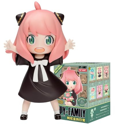POP MART Spy × Family Anya's Daily Life Series 1Box 2.5 inches Articulated Character Premium Design gifts for women Fan-Favorite blind box Collectible Toy Art Toy Action Figure