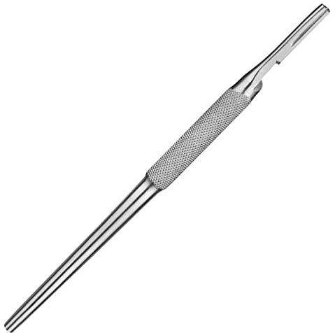 Shehadeh - Support pour scalpel - Figure. 4 - Poignée de scalpel n° 4 - Acier inoxydable - Rond