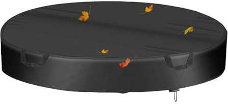 Bâche de piscine pour piscine hors sol, couverture solaire ronde pour piscines hors sol, bâche de piscine d'hiver, imperméable et résistante à la poussière