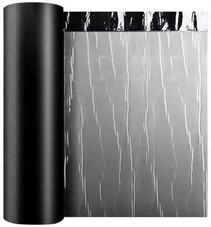 YAEGER Ruban de Bitume de Réparation de Papier D'aluminium Imperméable Protection UV Ruban Réparation L'asphalte pour Réparer Le Toit,Fissure,Trou,Auto-Adhésif(1x15.0m(3.3'x49'))