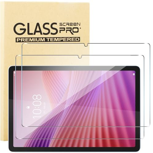 KUSINHOKA Schutzfolie für Lenovo Tab 2025 10.1 Zoll Folie, 2 Stück 9H Härte [Anti-Kratzen] Anti-Fingerabdruck Gehärtetem Schutzglas, Anti-Bläschen [Hohe Empfindlichkeit] Displayschutzfolie