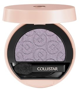 Collistar Kompakt ögonskugga, långvarig ögonmakeup, mjuk textur och multi-finish, lätt att blekna, 535 indigo skimmer, 3 g