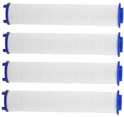 Zerodeko 4pièces Filtre De Douche Au Sulfite De Calcium Remplaçables Purificateur d'eau pour Pommeau De Douche