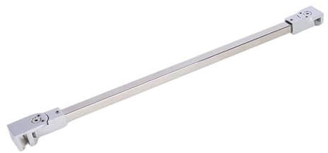 Barre De Fixation Pour Paroi De Douche Pince de fixation for porte en verre 8 à 10 mm, murale for cabine douche, anti-basculement(40CM Sliver)