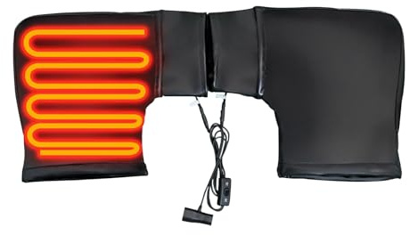 Beheizte Motorrad-Lenkerhandschuhe – winddichte Fahrradwärmer-Fäustlinge, elektrisch beheizte Handabdeckungen | für Roller ATV Schneemobil Fahrrad Winterreiten Reisen Outdoor Camping Road Trip Frostsc