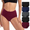 INNERSY Womens Underwear High Waisted Knickers Cotton Panties Ladies Pants Full Briefs Multipack 5 (18, Deep Winter)
