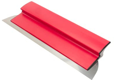 Trevendo Profi Flächenspachtel mit Z-Griff Flexogrip - 0,3 mm Edelstahlklinge - extra leicht, für Trockenbau, Wände und Decken Verputzen - Fassadenspachtel, Breitspachtel - 60 cm