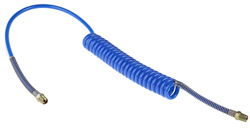 RS PRO 2 m CPC Polyurethan Spiralschlauch Blau, Innen-Ø 5 mm, 10 bar 65 °C -20 °C