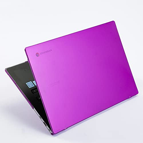 mCover Only compatible with Samsung Galaxy Chromebook Go XE340XDA XE345XDA Series 14 inch 2021~2022 14 inch Laptop Case (Does not fit other Samsung Models) - Purple