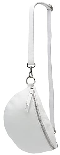 SH Leder ® echt Leder Hüfttasche Damen Herren Unisex Gürteltasche für Festival Reise Bauchtasche große Crossbody Bag Frauen Ledertasche 30x18cm Lala G399