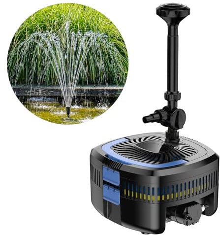 BluGarda BluFilter 5211-11W UV-c - Ensemble Complet Filtre UV et Pompe, Purificateur de Bassin Submersible - 5 200 litres/Heure