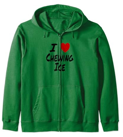 I Heart (Love) Slushies glacées à mâcher, écrasées, coupées en cubes et rasées Sweat à Capuche
