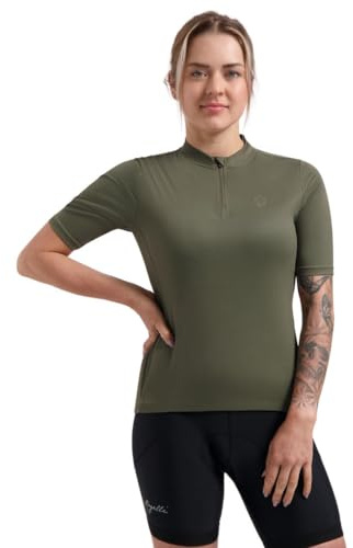 Rogelli Core - Radtrikot Kurzarm - Radtrikot für Rennrad - Damen | 3 Rückentaschen - Atmungsaktiv - Rundhals - Temperatur 15 - 30 °C