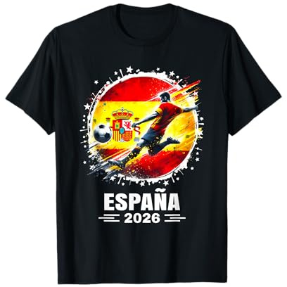 Camisa De España Para Niños 2026 Balón de España De España Camiseta