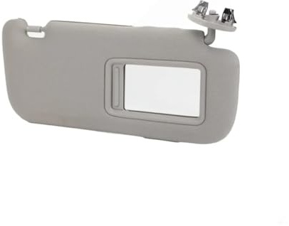 SGHFUVE Neutral Gray Car Sun Visor, Left/Right Driver/Passenger Side, For Toyota Auris/Corolla 2007-2013, With Mirror, Vehicle Interior Shade