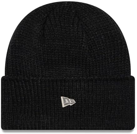 New Era NE Wide Cuff Beanie NE Logo Schwarz, Size:OneSize