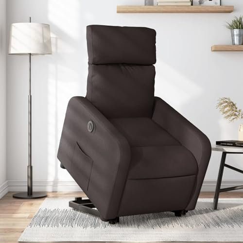 IKAYAA Sessel mit Aufstehhilfe Elektrischer Fernsehsessel mit Liegefunktion Aufstehsessel Relaxsessel Elektrisch Verstellbar Relaxliege Wohnzimmer Liegesessel Bequem Lesesessel Schlafzimmer