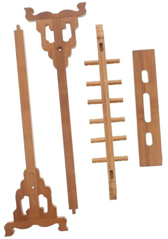Angoily Pinselhalter Aus Holz Zum Aufbewahren Von Tintenpinseln Stifthalter Für Schreibpinsel Kalligrafiestifte Organizer Für Desktop Praktisch Und Langlebig