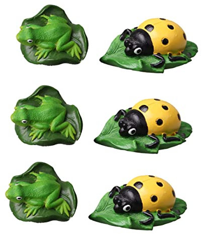 Toyvian 2 Ensembles Décorations pour Aquarium Adornements Paysagers pour Aménager Votre Poissonnière Couleur Aléatoire 6 Pièces * 2