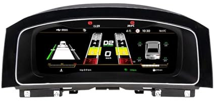 EGUIAS Pantalla táctil Compatible con VW Golf7 MK7 2013-2020. Compatible con HDMI, Carplay, Radio, Panel de Instrumentos, Cabina, LCD Digital de 12,3 Pulgadas.