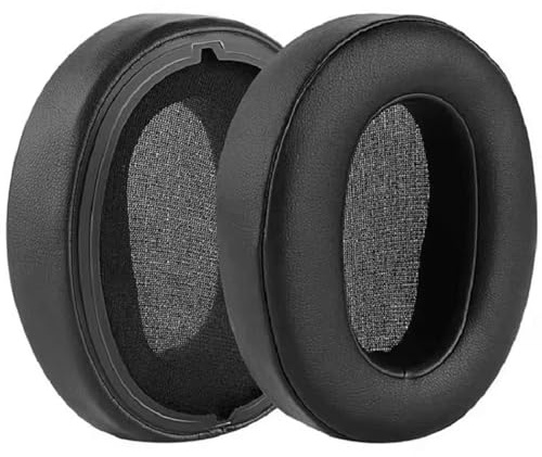 Replacement XB900N Ear Pads for Sony WH-XB900N Headphones - Premium Protein Leather & Memory Foam Earpad Cushions, Noise Isolating Comfort Fit (Black)