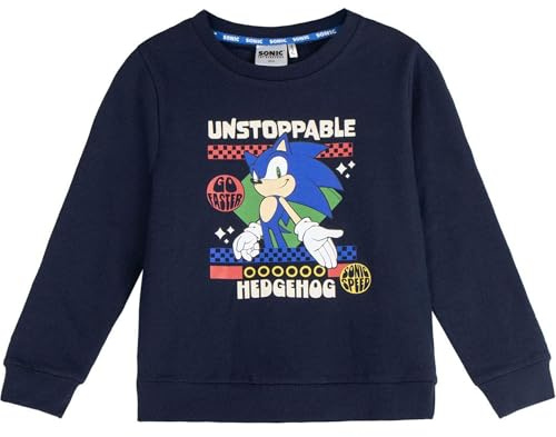CERDÁ Life'S Little Moments Sudadera Sonic diseño Original y Licencia Oficial | Ropa Infantil cómoda, Abrigada día Unisex niños