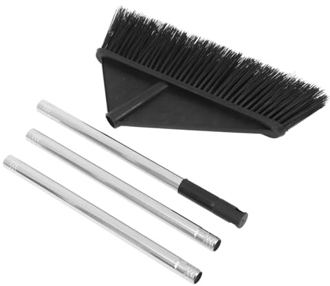 DECORNIJIA Escoba De Limpieza De Cerdas Duras Mango Resistente Hogar El Patio Almacén Reutilizable Herramienta De Limpieza