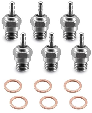 70117 N4 Medium Glow Plug Fit for Traxxas T-Maxx 2.5 3.3 Nitro RC Car Truck
